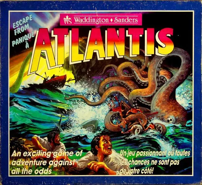 Escape from Atlantis: Box Cover Front