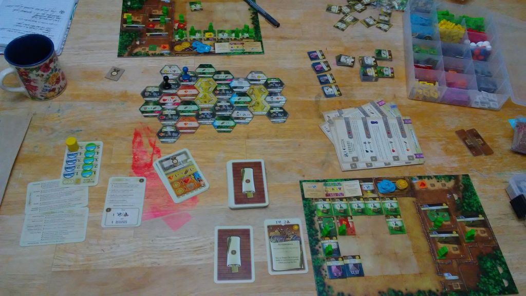 The Colonists - End of first Era, 2-player game - Credit: mathman316