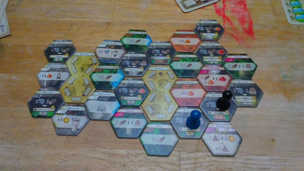 The Colonists - End of Era 1 map... - Credit: mathman316