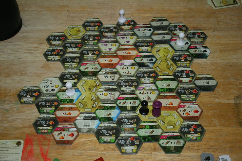 The Colonists - End of first solo game - Credit: mathman316