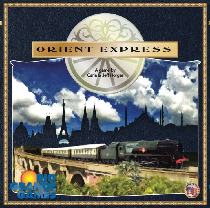 Orient Express - Orient Express, Rio Grande Games, 2017 — front cover (image provided by the publisher) - Credit: W Eric Martin