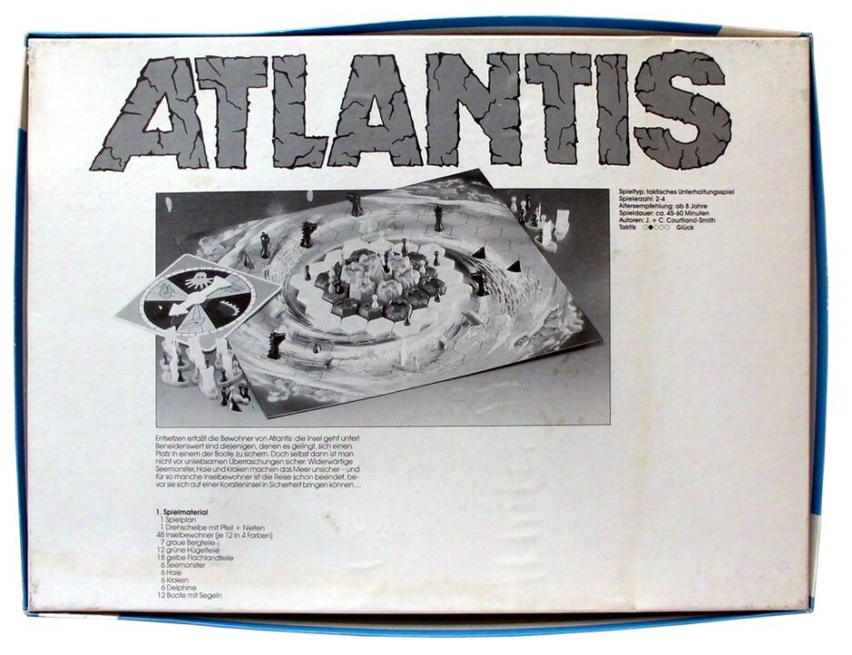Escape from Atlantis - Box back - Credit: Marvelfan