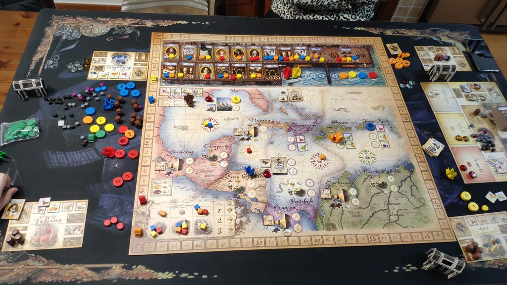 Francis Drake - 4p game, components quality is off the roof - Credit: Akupro