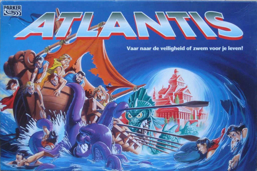 Escape from Atlantis - Box front, Dutch edition - Credit: pijll