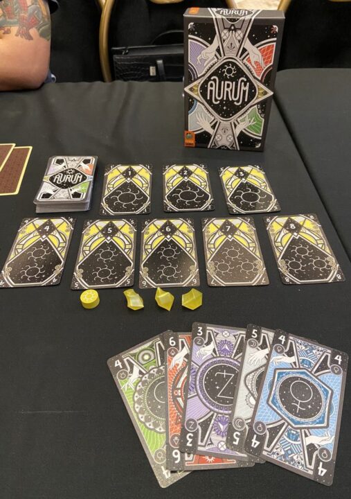 Aurum - Aurum, Pandasaurus Games, 2023 — on display at GAMA Expo 2023 - Credit: W Eric Martin