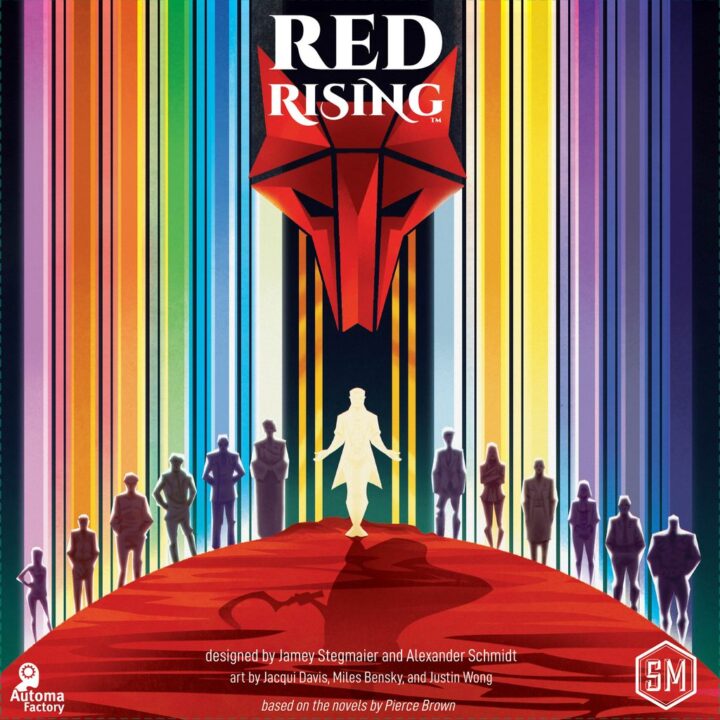 Red Rising - Red Rising, Stonemaier Games, 2021 — front cover (image provided by the publisher) - Credit: W Eric Martin