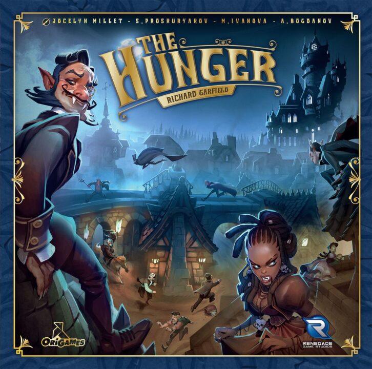 The Hunger - The Hunger, Origames / Renegade Game Studios, 2021 — front cover (image provided by the publisher) - Credit: W Eric Martin