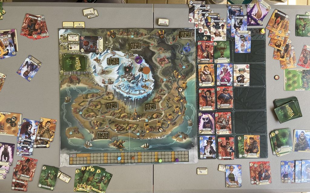 The Hunger - The Hunger — counting the scores at the end of a four-player game - Credit: W Eric Martin