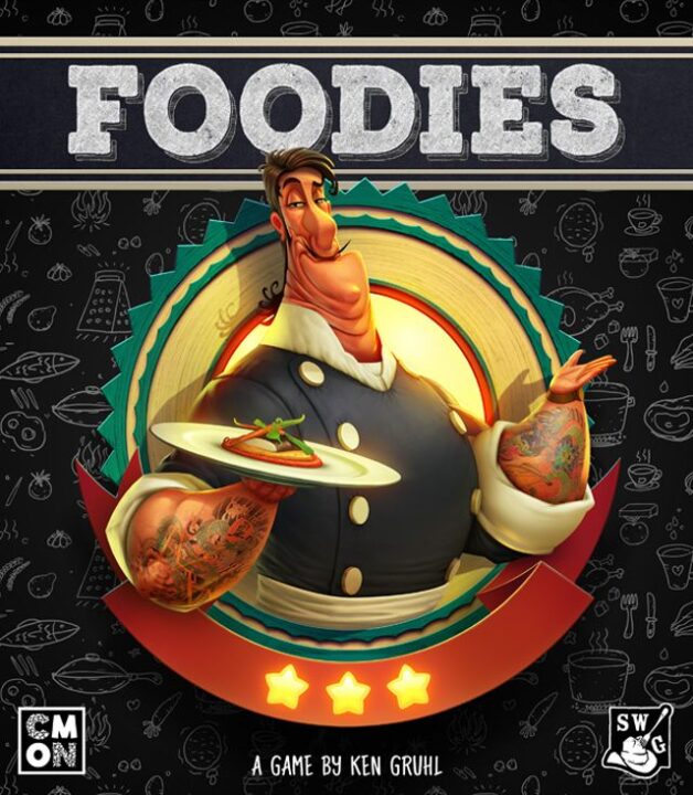 Foodies - Foodies, CMON Limited/Spaghetti Western Games, 2019 — front cover - Credit: W Eric Martin
