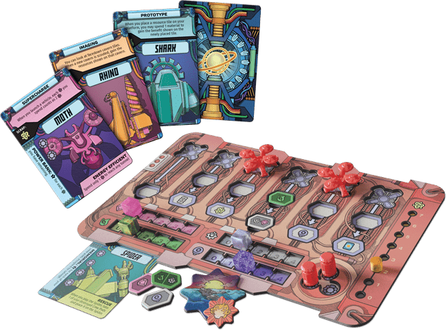 Cryo - Cryo, Z-Man Games, 2021 — individual player board - Credit: W Eric Martin