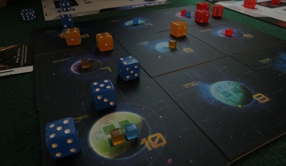 Quantum - Battling over the blackness of space. - Credit: The Innocent
