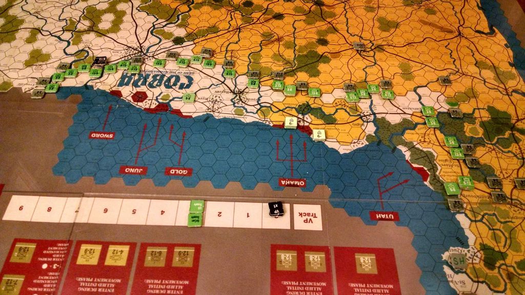 Cobra: Game of the Normandy Breakout - Middle of Turn X3, TSR Expanded Edition. - Credit: kryfam