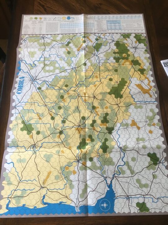 Cobra: Game of the Normandy Breakout - Map - Credit: okiedokie
