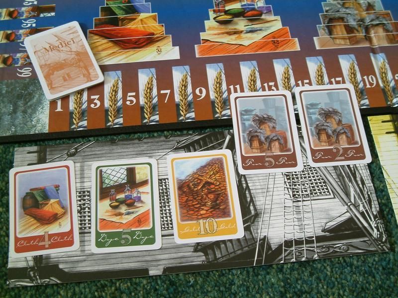 Medici - Cards and ships from US version - Credit: Chris Barnard