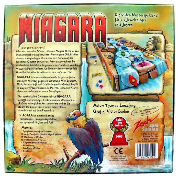 Niagara - Box back - Credit: Marvelfan