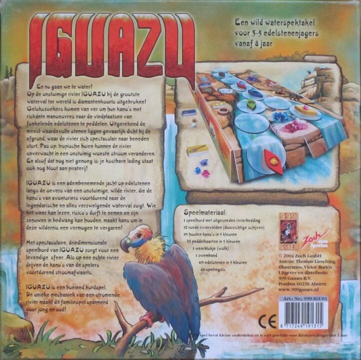 Niagara - Back of box, second Dutch edition (with changed text locations) - Credit: pijll